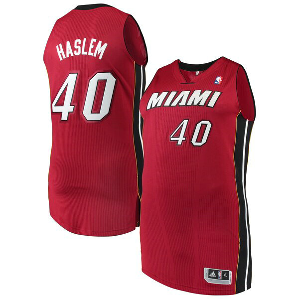 Maillot nba Miami Heat adidas Homme Udonis Haslem 40 Rouge